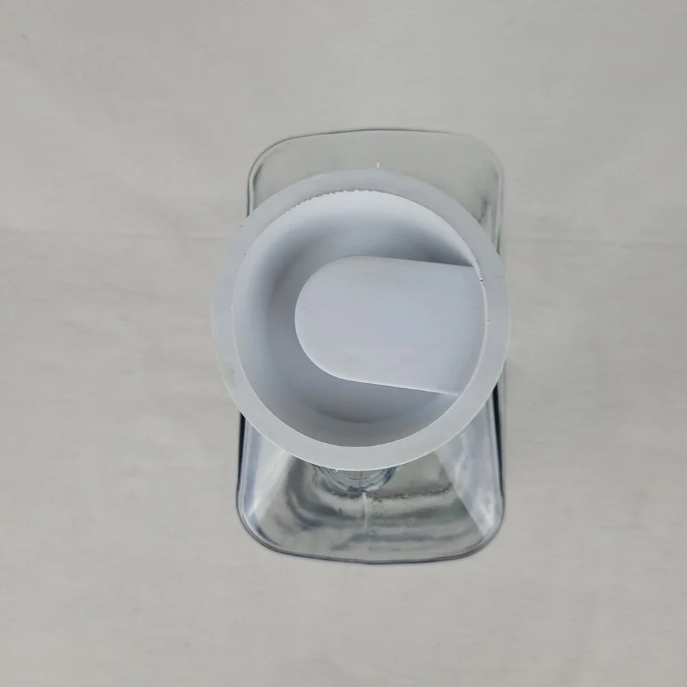 Anchor Hocking Glass Juice Carafe Pitcher with Lid‎ 1 Quart Clear Square USA